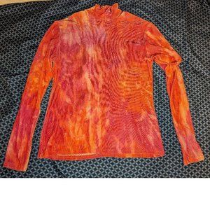 sparkle stretch top, slinky, show shirt, blingy, eye catching